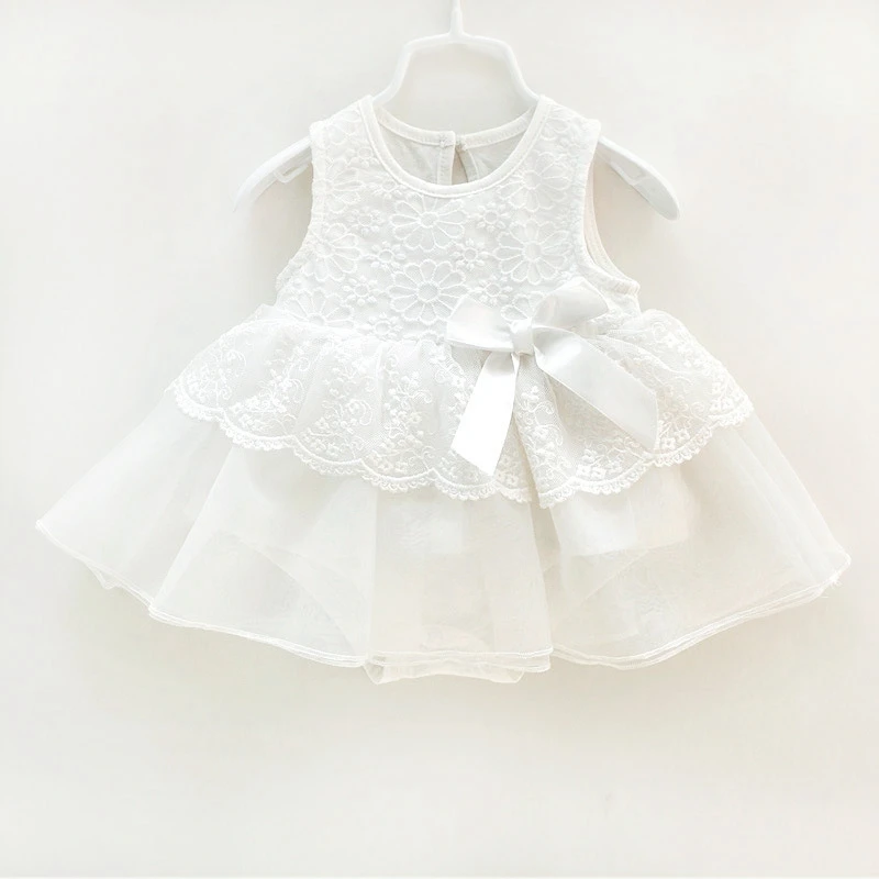 

Baby Girls Dress Fashion Soild Prinecss Girl Newborn Tutu Lace Romper 0-12 Months Toddler Girl Birthday Baptism 1 Years Clothes