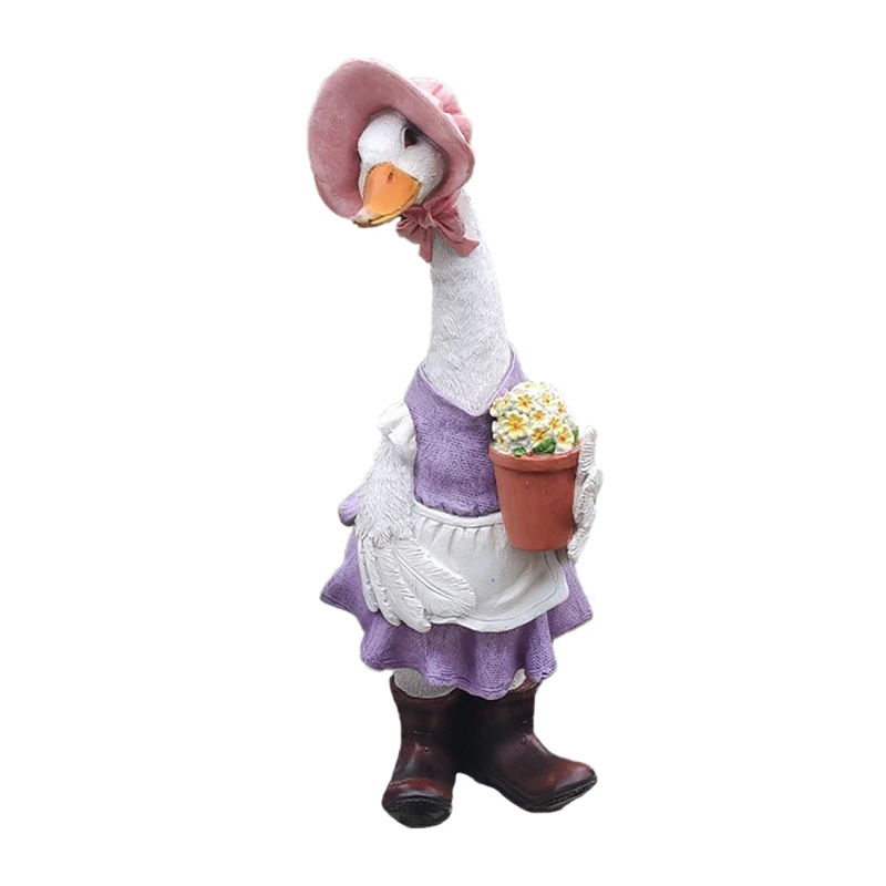 Cute Resin Duck Outdoor Statue Flexible Simulation Duck Ornaments for Outdoor Yard Lawn Garden Decorations
Cute Resin Duck Outdoor Statue Flexible Simulation Duck Ornaments for Outdoor Yard Lawn Garden Decorations