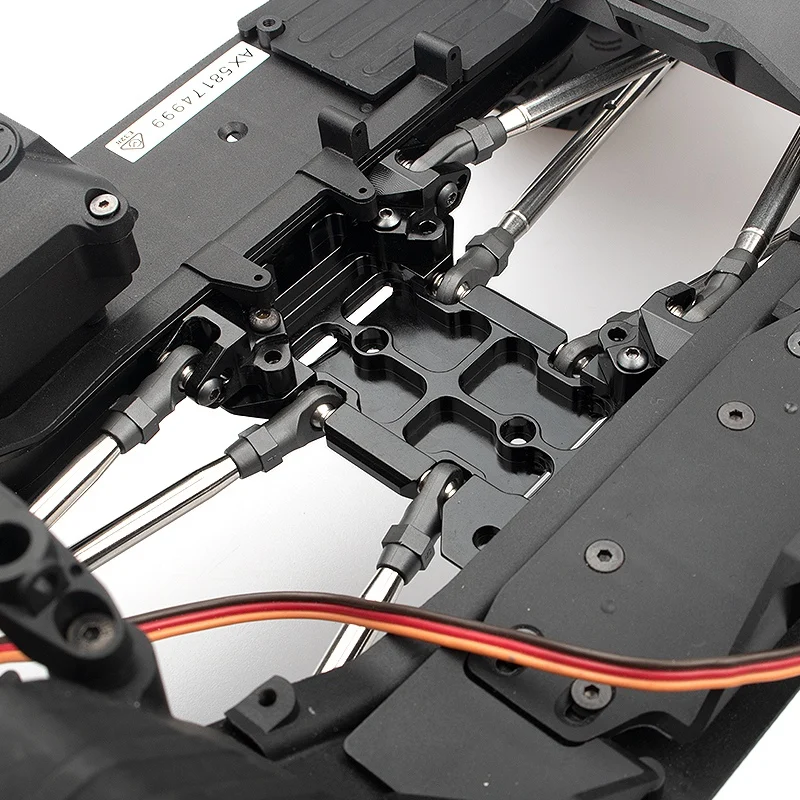 Metal Skid Plate Gearbox Mount Transmission Holder with Linkage Link Mounts for RC Crawler Axial SCX10 III AXI03007
Metal Skid Plate Gearbox Mount Transmission Holder with Linkage Link Mounts for RC Crawler Axial SCX10 III AXI03007