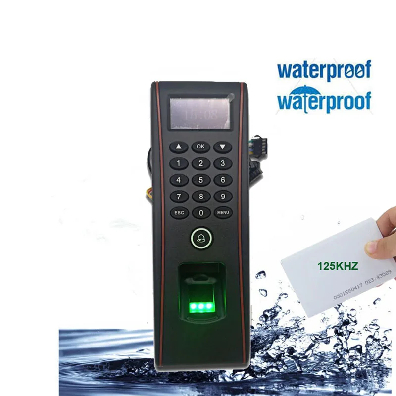 ZK TF1700 IP65 Водонепроницаемый контроль доступа по отпечатку пальца биометрическая система контроля доступа Система контроля с ID, IC карта маши... 
ZK TF1700 IP65 Водонепроницаемый контроль доступа по отпечатку пальца биометрическая система контроля доступа Система контроля с ID, IC карта маши...