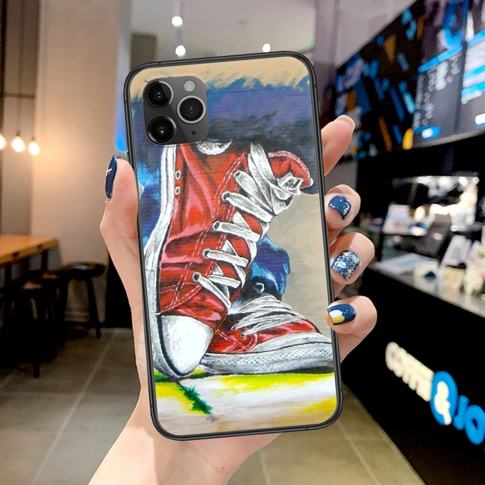 Fashion Sneakers Trendy Art Phone Case For Iphone 4 4s 5 5S SE 5C 6 6S 7 8 Plus X XS XR 11 12 Mini Pro Max 2020 black Back
Fashion Sneakers Trendy Art Phone Case For Iphone 4 4s 5 5S SE 5C 6 6S 7 8 Plus X XS XR 11 12 Mini Pro Max 2020 black Back