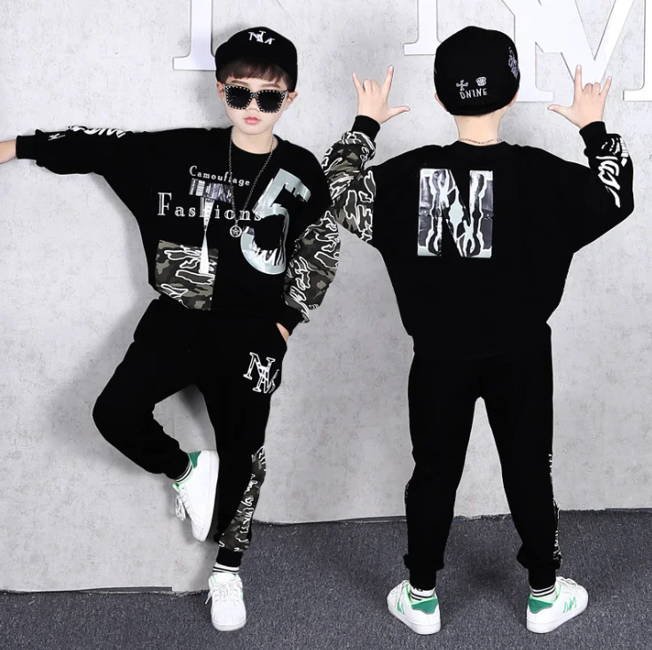 Boys girls suits in autumn For teens 4 6 8 10 12 14 Year Hooded long-sleeved hoodies & Harm Pants two-piece Black sports Outfits
Boys girls suits in autumn For teens 4 6 8 10 12 14 Year Hooded long-sleeved hoodies & Harm Pants two-piece Black sports Outfits