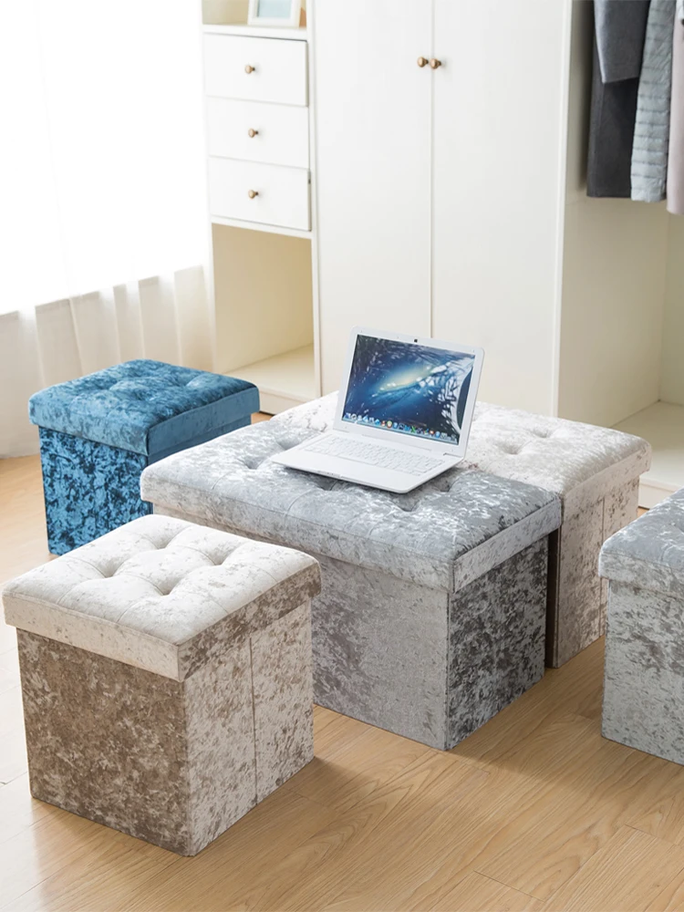 Household Storage Stool Storage Stool Sofa Stool Rectangular Storage Box Can Sit Fashionable Shoes Change Stool Creative Multi-f
Household Storage Stool Storage Stool Sofa Stool Rectangular Storage Box Can Sit Fashionable Shoes Change Stool Creative Multi-f