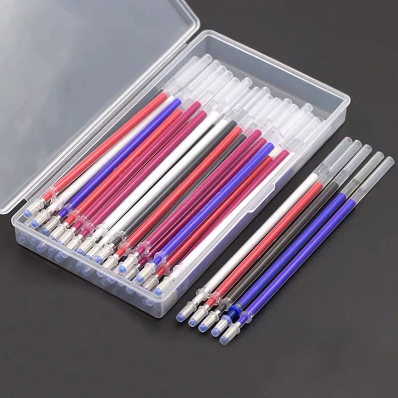 1Pc Heat Erase Pen with 40Pcs High Temperature Disappearing Fabric Marker Refills for Fabric DIY Craft Tailoring Accessories 
1Pc Heat Erase Pen with 40Pcs High Temperature Disappearing Fabric Marker Refills for Fabric DIY Craft Tailoring Accessories