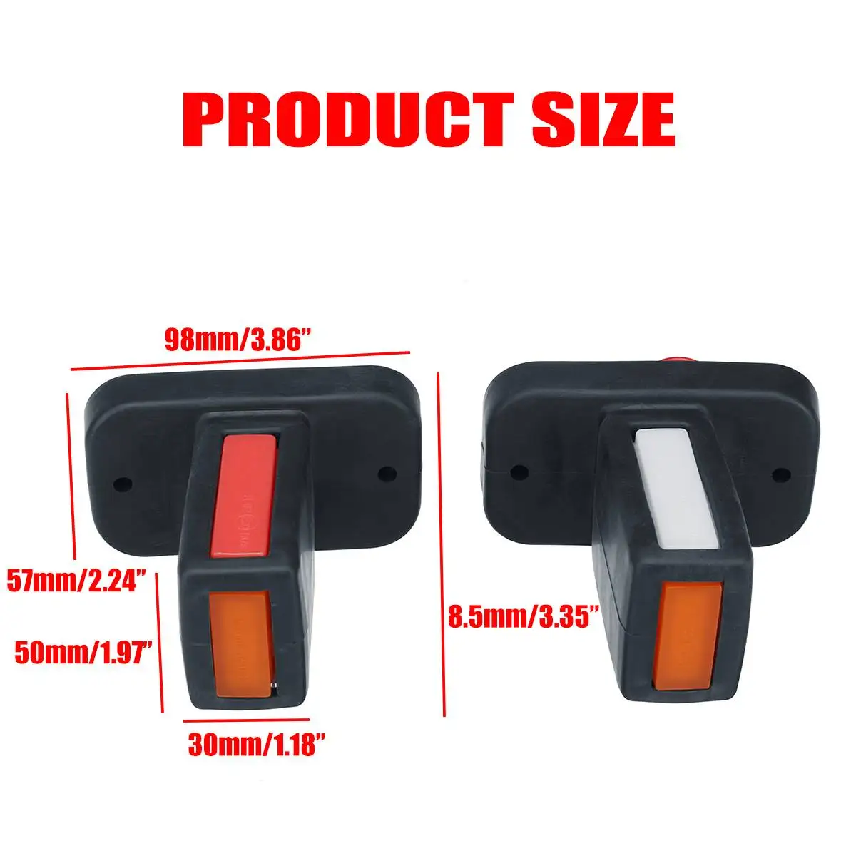 Pair LED Trailer Truck Turn Signal Lights Side Marker Repeater Light Indicator Lorry Car Van Outline Marker Stop Brake Lamp
Pair LED Trailer Truck Turn Signal Lights Side Marker Repeater Light Indicator Lorry Car Van Outline Marker Stop Brake Lamp