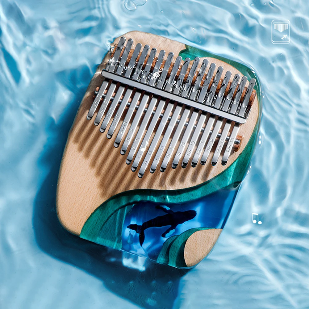 Hluru Kalimba Piano 21 Keys Beech Wood Thumb Finger Piano Portable Musical Instrument Blue Ocean Whale Kids Adults Beginners
Hluru Kalimba Piano 21 Keys Beech Wood Thumb Finger Piano Portable Musical Instrument Blue Ocean Whale Kids Adults Beginners