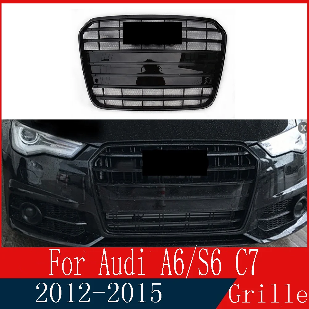 For Audi A6/S6 C7 2012 2013 2014 2015 (for S6 style) Car Accessory Front Bumper Grille Centre Panel Styling Upper Grill 12 13-15
For Audi A6/S6 C7 2012 2013 2014 2015 (for S6 style) Car Accessory Front Bumper Grille Centre Panel Styling Upper Grill 12 13-15