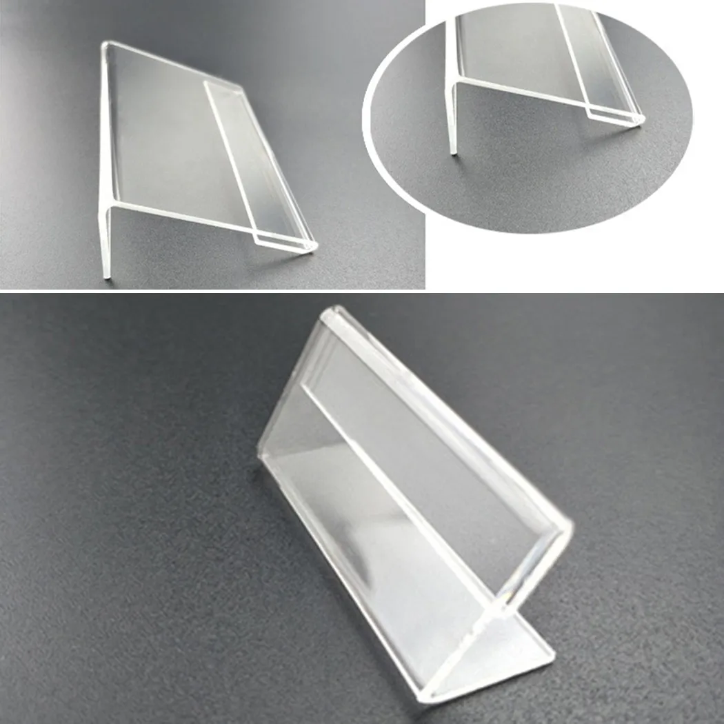 25Pcs 4*7cm Acrylic L-shaped Price Tag Display Holder Rack Label Stands Tool 100% Brand New And High Quality
25Pcs 4*7cm Acrylic L-shaped Price Tag Display Holder Rack Label Stands Tool 100% Brand New And High Quality