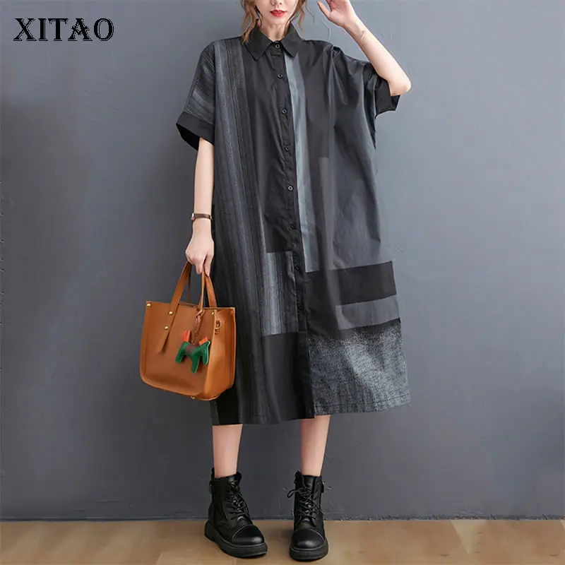 XITAO Irregular Striped Dress Fashion New Women Pocket Goddess Fan Casual Style 2021 Summer Minority Loose Dress Top WMD1624
XITAO Irregular Striped Dress Fashion New Women Pocket Goddess Fan Casual Style 2021 Summer Minority Loose Dress Top WMD1624