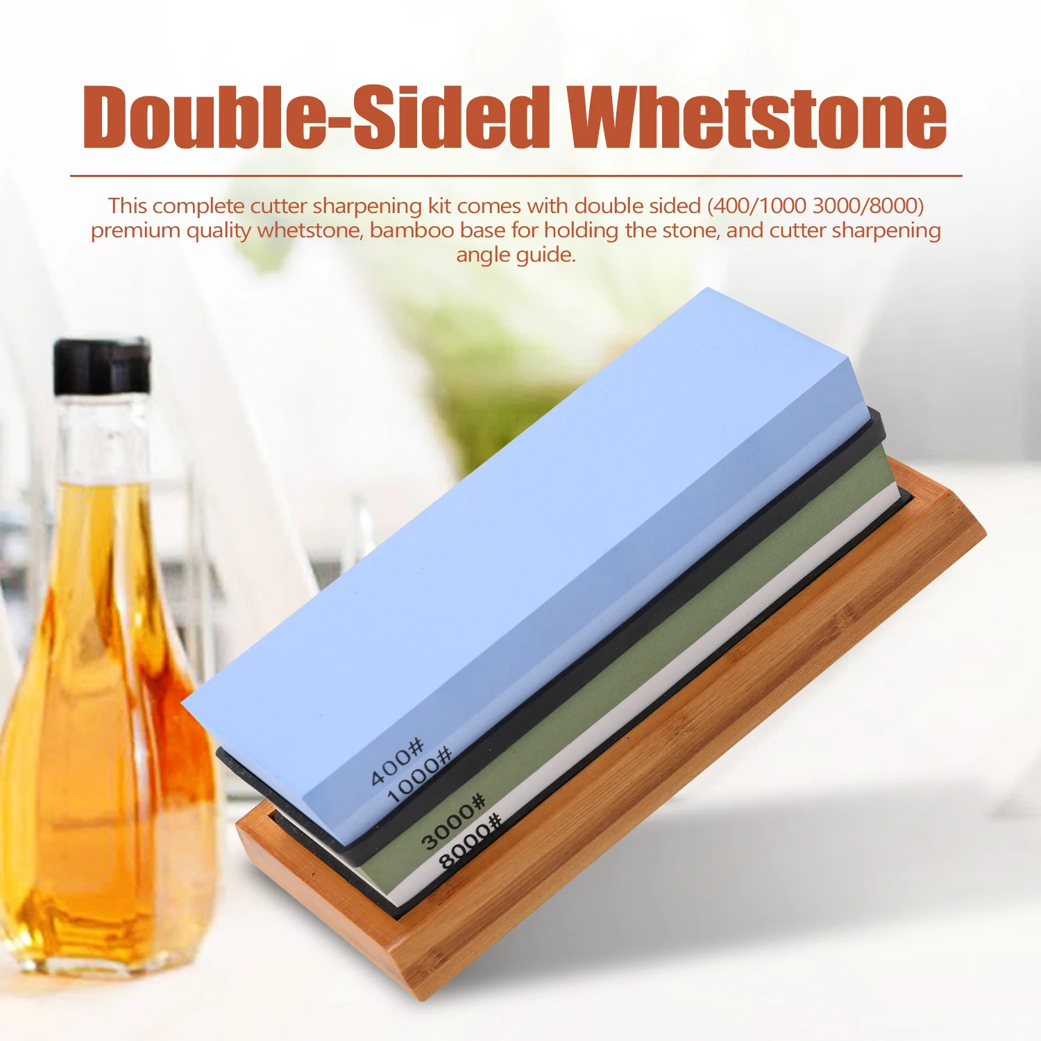Knife Sharpener 400/1000 3000/8000 Premium Whetstone Kitchen Knife Sharpener Stones Cut Sharpening Stone Set Grinding Sharpeners
Knife Sharpener 400/1000 3000/8000 Premium Whetstone Kitchen Knife Sharpener Stones Cut Sharpening Stone Set Grinding Sharpeners