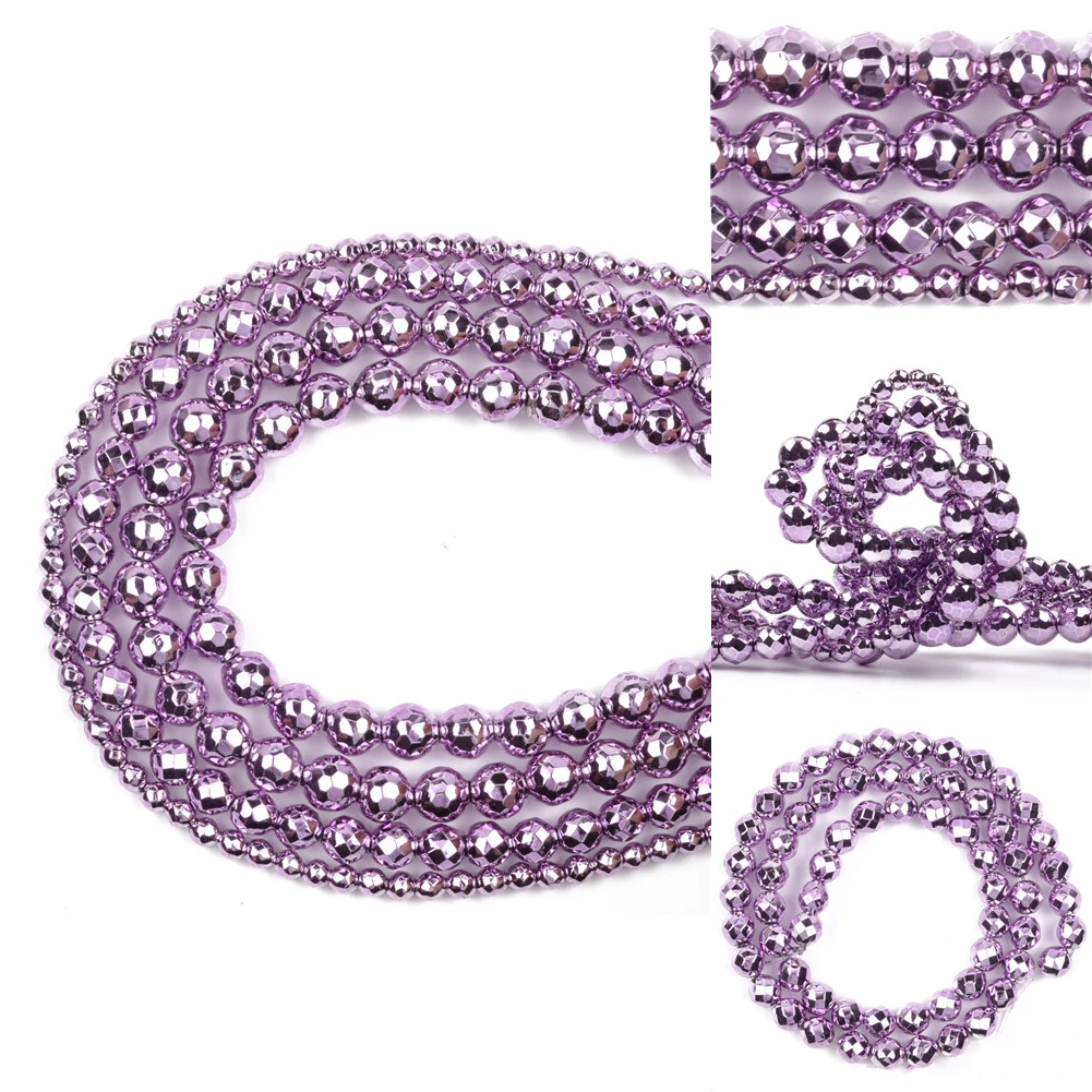 Faceted Natural Purple Hematite Stone Beads Loose Spacer Beads For Jewelry Making Diy Necklace Bracelet 3 4 6 8 10mm
Faceted Natural Purple Hematite Stone Beads Loose Spacer Beads For Jewelry Making Diy Necklace Bracelet 3 4 6 8 10mm