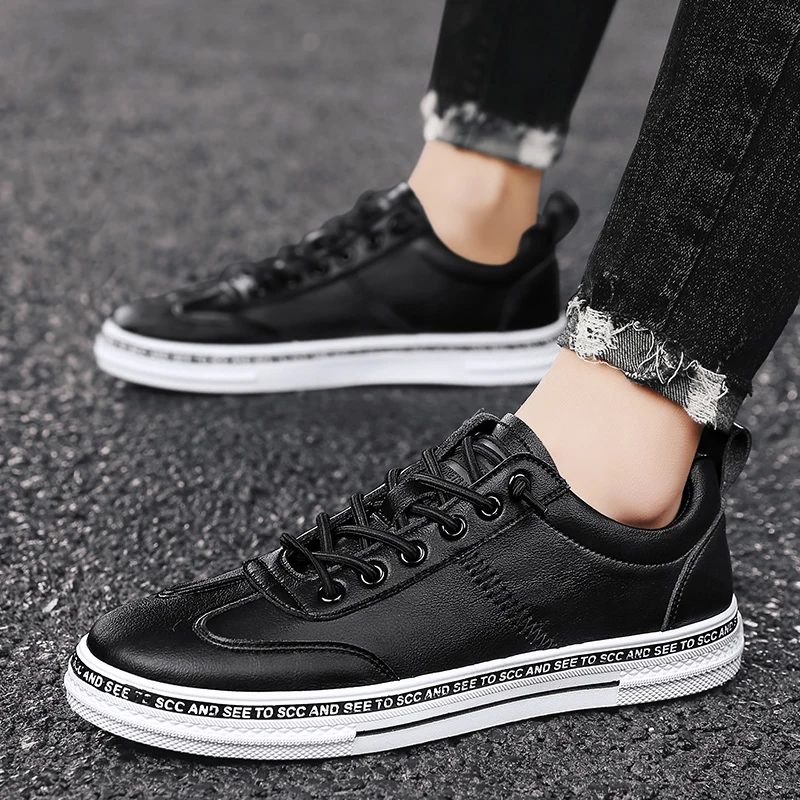 2021 New Spring Sports and Leisure White Shoes Flat Shoes Leather Shoes Youth White Men's Shoes
2021 New Spring Sports and Leisure White Shoes Flat Shoes Leather Shoes Youth White Men's Shoes