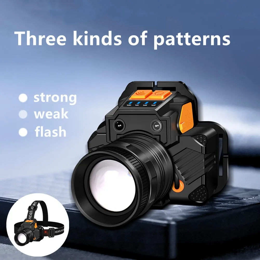 Multifunctional Headlamp Flashlight Zoom Headlight USB Waterproof Head Torch High Powerful Super Bright Flashlight Fishing Light
Multifunctional Headlamp Flashlight Zoom Headlight USB Waterproof Head Torch High Powerful Super Bright Flashlight Fishing Light
