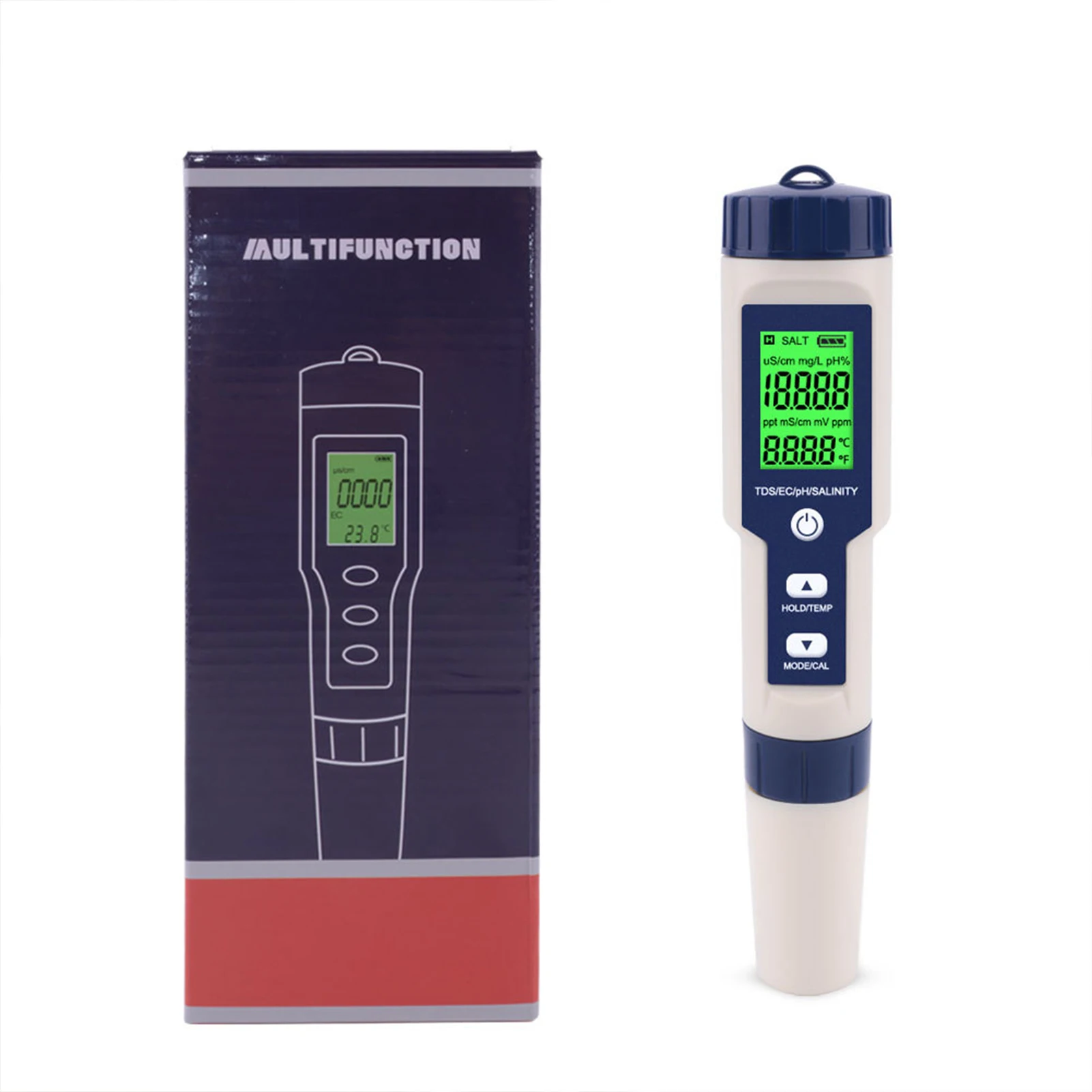 TDS Water Quality Tester PH Meter Digital Water Quality Tester 5 In 1 TDS EC PH Temp Salinity Tester Pool And Aquarium Dutiful
TDS Water Quality Tester PH Meter Digital Water Quality Tester 5 In 1 TDS EC PH Temp Salinity Tester Pool And Aquarium Dutiful