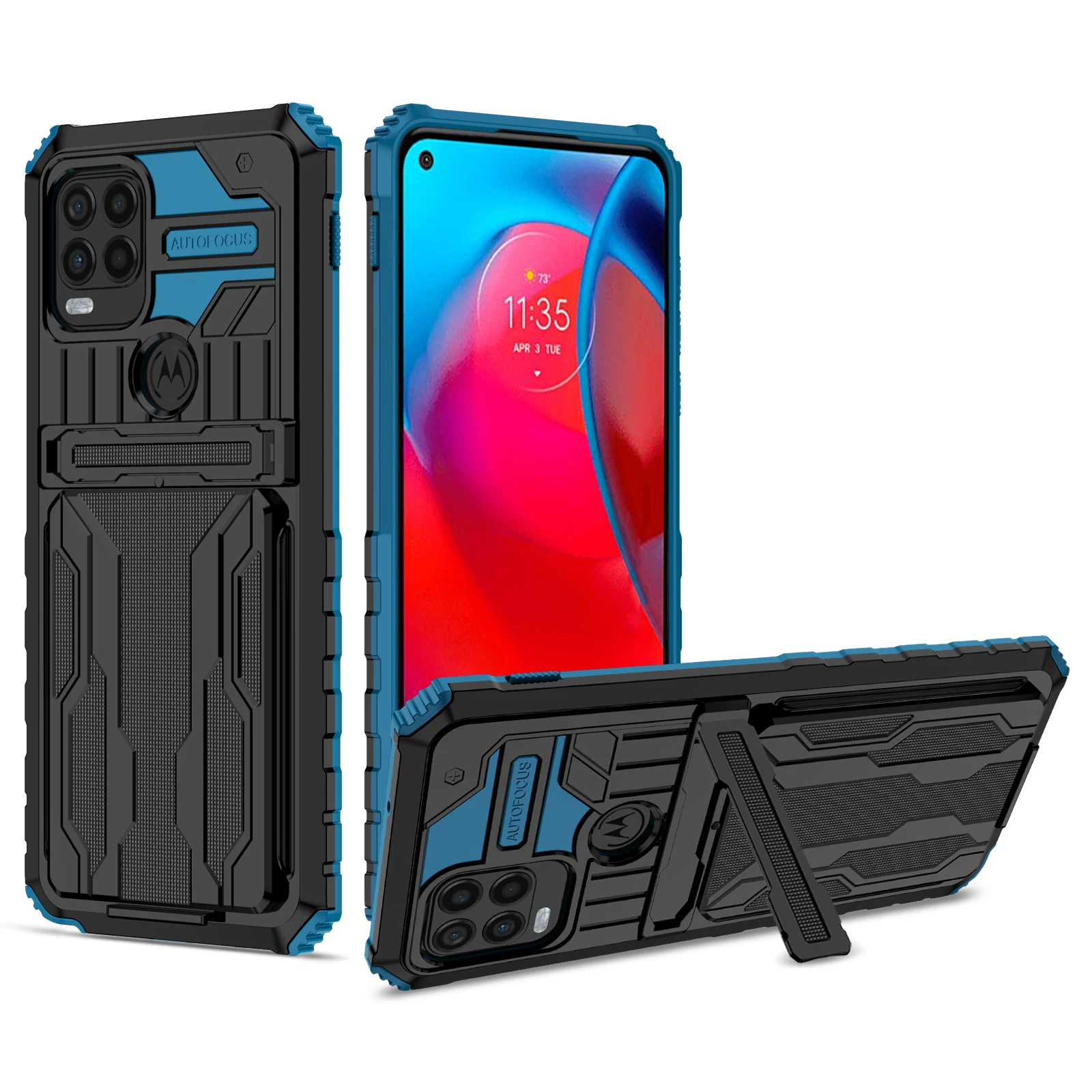 Fashion Card Slot Armor Phone Case For Motorola Moto G9 Plus G10 G20 G30 G POWER STYLUS 2021 5G With Holder Anti-fall PC Cover
Fashion Card Slot Armor Phone Case For Motorola Moto G9 Plus G10 G20 G30 G POWER STYLUS 2021 5G With Holder Anti-fall PC Cover