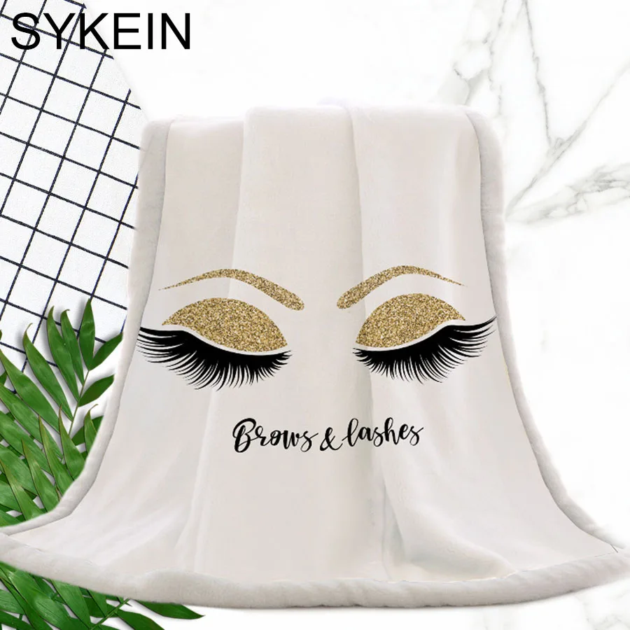 Lovely Eyelash Blanket Girls Plush Blanket Fashion for Lash Grafting Sofa Comfort Blankets Living Room Bedroom
Lovely Eyelash Blanket Girls Plush Blanket Fashion for Lash Grafting Sofa Comfort Blankets Living Room Bedroom