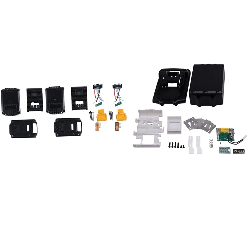 1set for Makita 18V BL1850 BL1830 Battery Case (No Cell) & 2x DCB200 Li-Ion Battery Plastic Box Case for Dewalt 18V 20V
1set for Makita 18V BL1850 BL1830 Battery Case (No Cell) & 2x DCB200 Li-Ion Battery Plastic Box Case for Dewalt 18V 20V