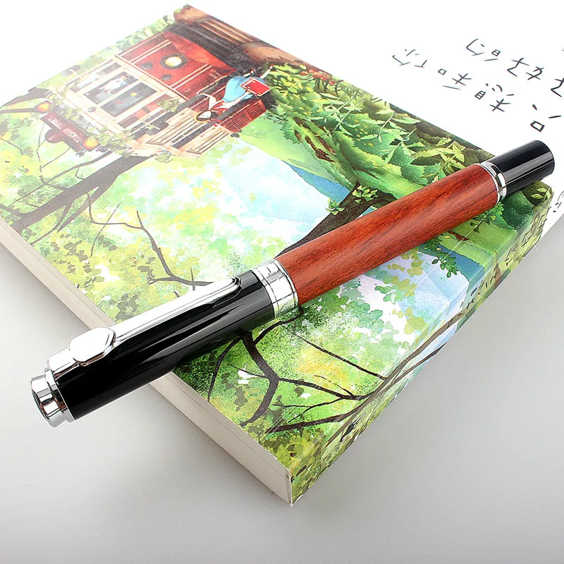 Luxury Quality Jinhao Fountain Pen Wood and Metal Steel Design 0.5mm Nib Stationery Office School Supplies Ink Pens
Luxury Quality Jinhao Fountain Pen Wood and Metal Steel Design 0.5mm Nib Stationery Office School Supplies Ink Pens