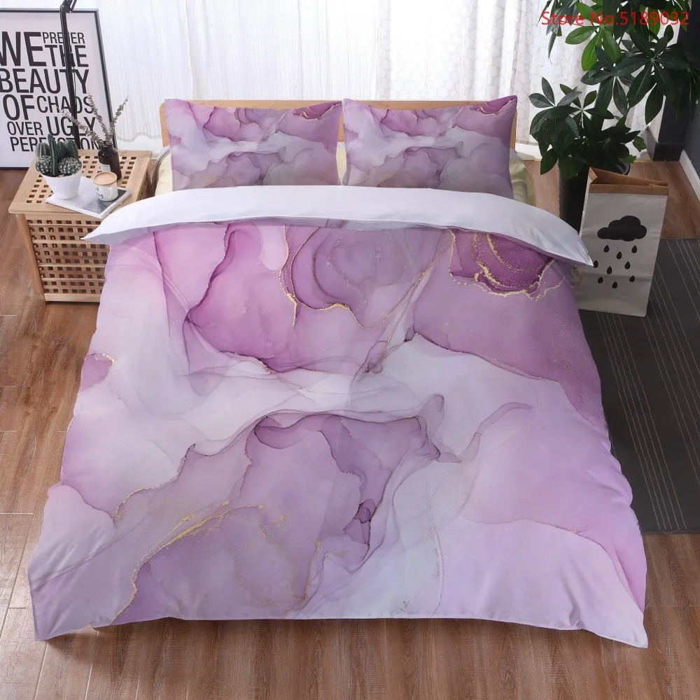 2/3 Piece Marbling Printing Duvet Cover Quicksand Bed Linen Set Pillowcase 140x200 Duvet Cover Kids Bedroom Quilt Cover Bed Sets
2/3 Piece Marbling Printing Duvet Cover Quicksand Bed Linen Set Pillowcase 140x200 Duvet Cover Kids Bedroom Quilt Cover Bed Sets
