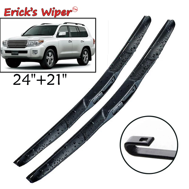Erick's Wiper Front Hybrid Wiper Blades For Toyota Prado J 200 J200 2008 - 2019 Windshield Windscreen Front Window 24"+21" 
Erick's Wiper Front Hybrid Wiper Blades For Toyota Prado J 200 J200 2008 - 2019 Windshield Windscreen Front Window 24"+21"