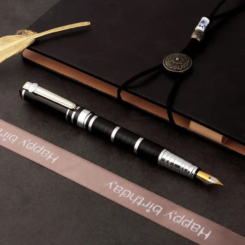 Luxury Metal Ballpoint Fountain Pen Business Student Writing Tool Calligraphy Office School Supplies Q1JC
Luxury Metal Ballpoint Fountain Pen Business Student Writing Tool Calligraphy Office School Supplies Q1JC