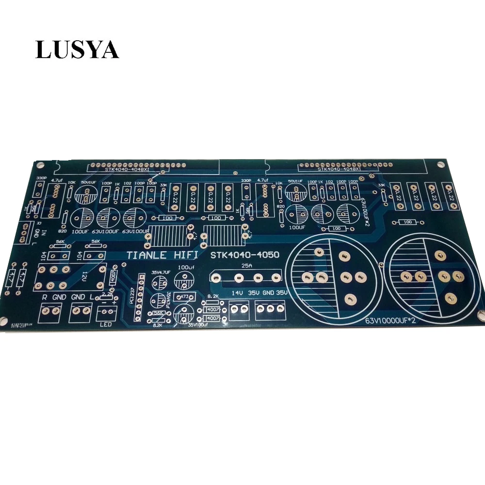 Lusya STK4036-STK4050 STK4040XI-STK4048XI двухканальная Толстая Пленка Печатная Плата усилителя мощности T0502
Lusya STK4036-STK4050 STK4040XI-STK4048XI двухканальная Толстая Пленка Печатная Плата усилителя мощности T0502