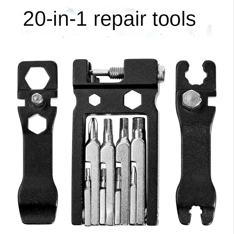 20 in 1 Mountain Bicycle Tools Sets Bike Bicycle Repair Tools Kit Hex Spoke Wrench Mountain Cycle Screwdriver Folding Tool
20 in 1 Mountain Bicycle Tools Sets Bike Bicycle Repair Tools Kit Hex Spoke Wrench Mountain Cycle Screwdriver Folding Tool