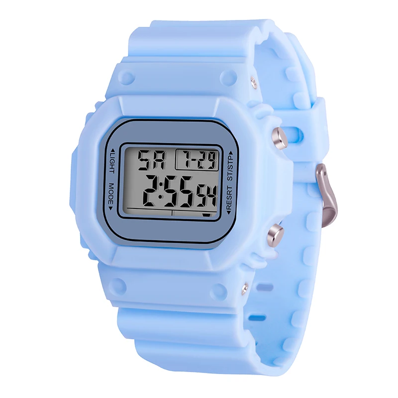 Fashion Brand Ladies Watch 100pcs Electronic Digital Female Watches Alarm Date Week Lighting Clock Sport Fitness Watch
Fashion Brand Ladies Watch 100pcs Electronic Digital Female Watches Alarm Date Week Lighting Clock Sport Fitness Watch