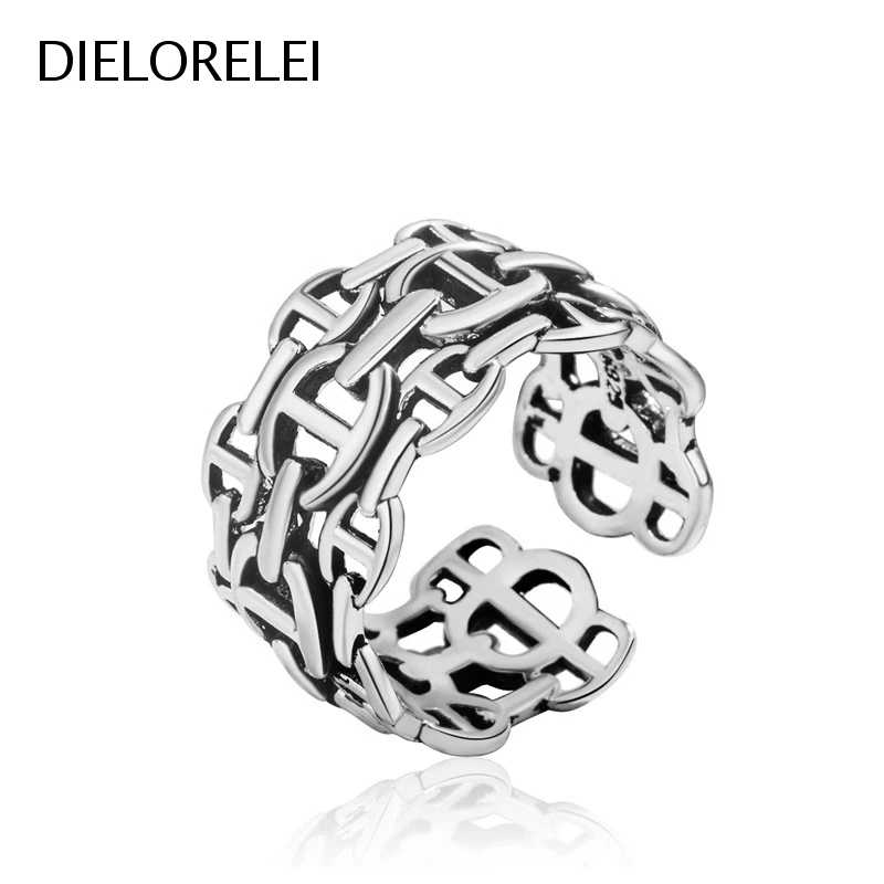 DIELORELEI 925 Sterling Silver Open Ring Light Luxury Accessories Gift Adjustable Ring Niche Simple Prevent Allergy Temperament
DIELORELEI 925 Sterling Silver Open Ring Light Luxury Accessories Gift Adjustable Ring Niche Simple Prevent Allergy Temperament