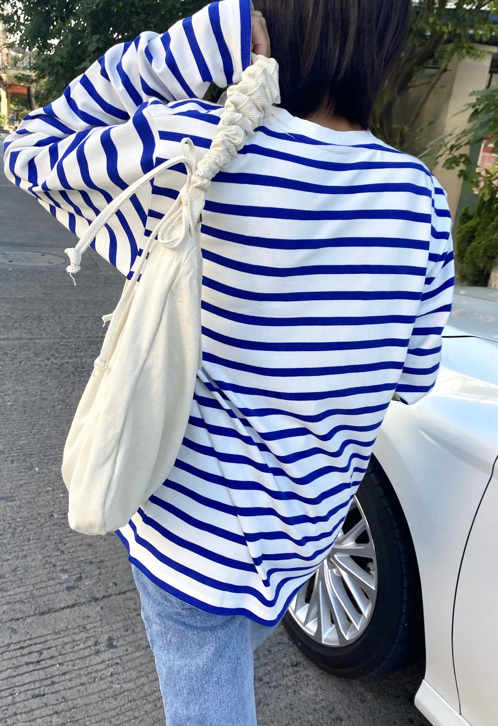 High Quality Early Spring Arm Smiley Striped Tee ~ Early Autumn Just Needed Long-sleeved Navy Striped T-shirt
High Quality Early Spring Arm Smiley Striped Tee ~ Early Autumn Just Needed Long-sleeved Navy Striped T-shirt