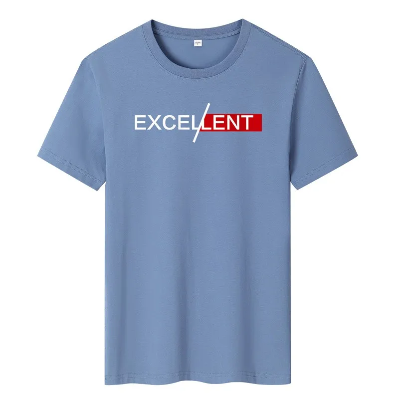 

SWENEARO new summer T-shirt men's 100% pure cotton dot line printing T-shirt men's casual O-neck short-sleeved brand T-shirt