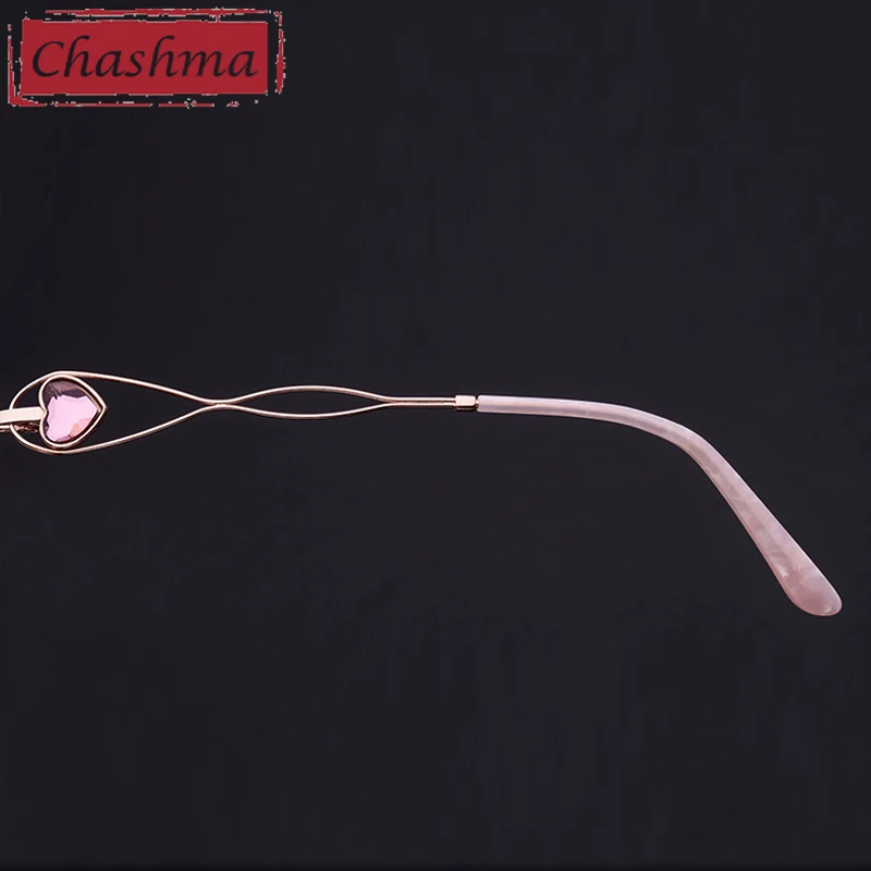 Rhinestone Transparent Lenses Prescription Glasses for Women Luxurious Rimless Titanium Light Spectacles Glasses Frame
Rhinestone Transparent Lenses Prescription Glasses for Women Luxurious Rimless Titanium Light Spectacles Glasses Frame