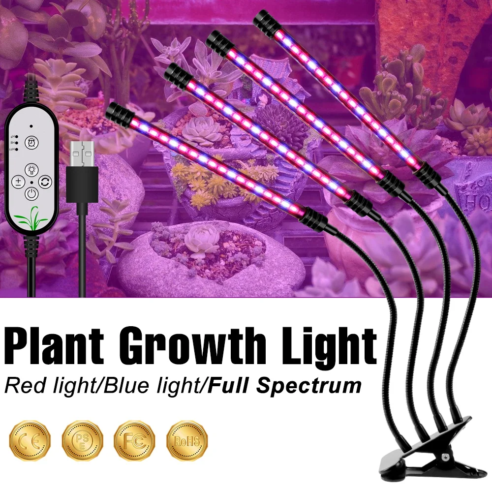 LED Grow Light USB Full Spectrum Phyto Lamp Flower seeds Indoor Fitolamp Waterproof Grow Box Plants Light Dimming Rosliny Lamp
LED Grow Light USB Full Spectrum Phyto Lamp Flower seeds Indoor Fitolamp Waterproof Grow Box Plants Light Dimming Rosliny Lamp