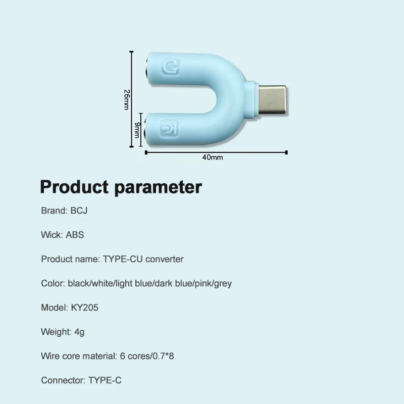 Type-C U-type Converter 3.5mm Jack Earphone Computer Converter Mobile Phone Audio Headphones Adapter For Xiaomi Huawei Sumsung
Type-C U-type Converter 3.5mm Jack Earphone Computer Converter Mobile Phone Audio Headphones Adapter For Xiaomi Huawei Sumsung