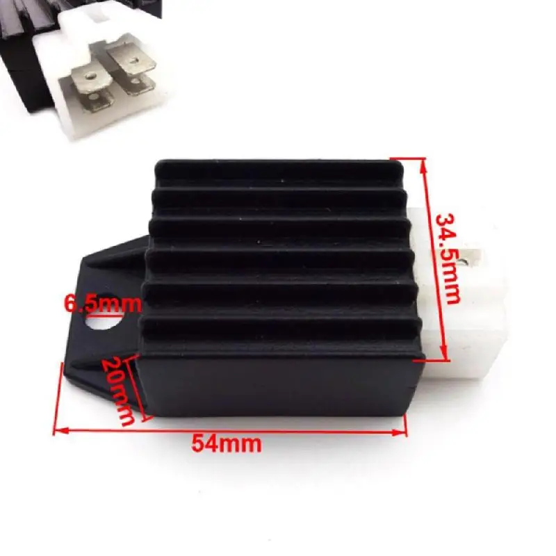 12V Motorcycle Voltage Regulator Rectifier For 50cc-125cc GY6 50cc 125cc 150cc Scooter Moped Go Kart ATV
12V Motorcycle Voltage Regulator Rectifier For 50cc-125cc GY6 50cc 125cc 150cc Scooter Moped Go Kart ATV