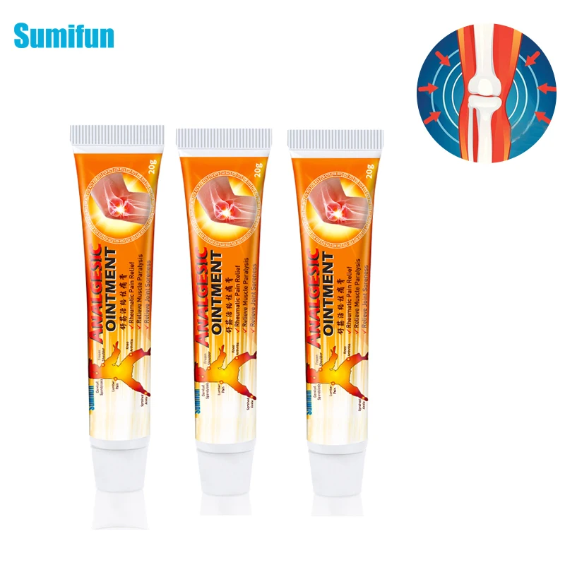 Sumifun 3pcs Analgesic Ointment Lumbar Rheumatoid Arthritis Herbal Medical Plaster Joint Back Knee Pain Relief Cream P1150
Sumifun 3pcs Analgesic Ointment Lumbar Rheumatoid Arthritis Herbal Medical Plaster Joint Back Knee Pain Relief Cream P1150