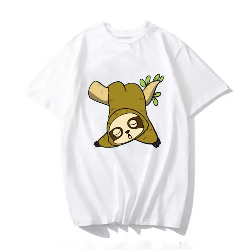 Sloth Sleeping TShirt 2020 Women T-shirt Aesthetics Graphic Short Sleeve Cotton Polyester T Shirts Female Camisetas Verano Mujer
Sloth Sleeping TShirt 2020 Women T-shirt Aesthetics Graphic Short Sleeve Cotton Polyester T Shirts Female Camisetas Verano Mujer