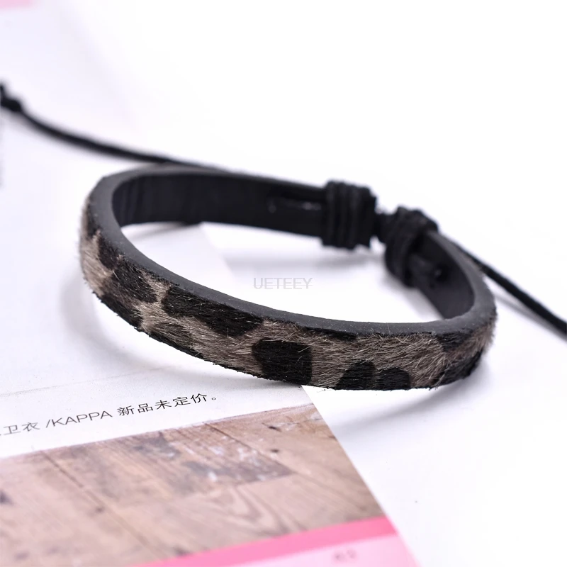 Golden Simple Cross Genuine Leather Bracelet Neutral Hand Woven Beaded Bracelet Men's Black Leather Bracelet/Liwore