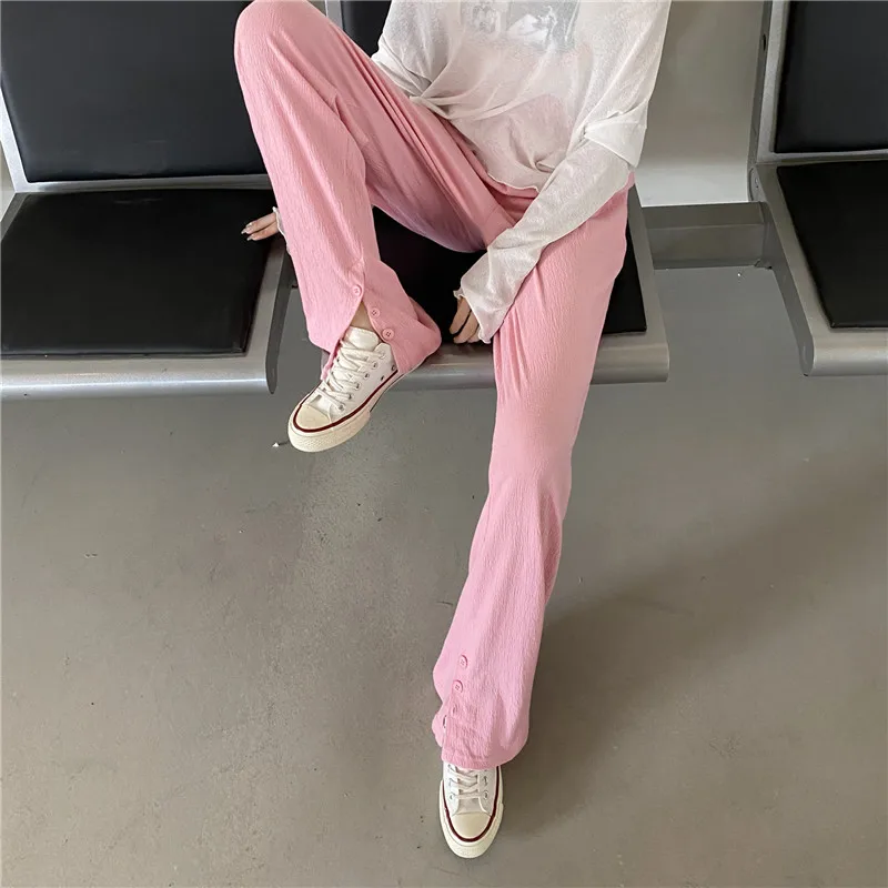 Women All-match Basic Summer BF Style Minimalist Ladies Ankle-Length Trousers Wide-leg Chic Leisure Popular Womens Pant
Women All-match Basic Summer BF Style Minimalist Ladies Ankle-Length Trousers Wide-leg Chic Leisure Popular Womens Pant