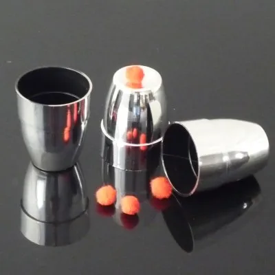 Plastic Three Cups Balls (Gold/Silver Color available Dia 4.9*H6cm) Magic Tricks Funny Close Up Appear Vanish Balls Gimmick Prop
Plastic Three Cups Balls (Gold/Silver Color available Dia 4.9*H6cm) Magic Tricks Funny Close Up Appear Vanish Balls Gimmick Prop