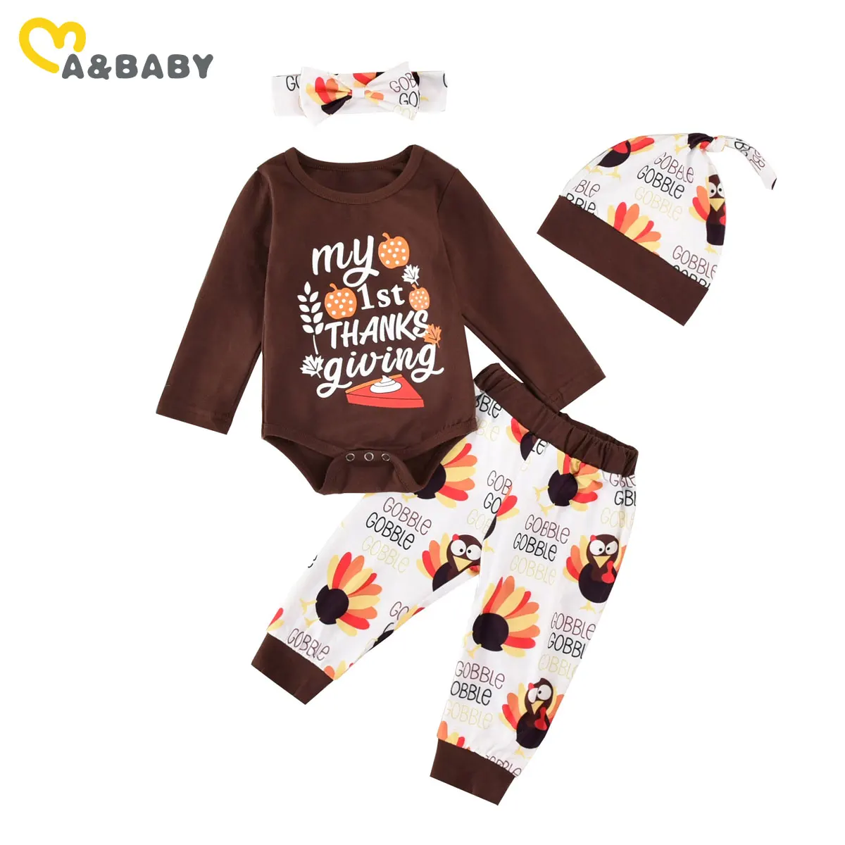 Ma & Baby 3-24M мой первый день благодарения комплект одежды для маленьких мальчиков и девочек симпатичные брюки с тыквой и искусственными камням... 
Ma & Baby 3-24M мой первый день благодарения комплект одежды для маленьких мальчиков и девочек симпатичные брюки с тыквой и искусственными камням...