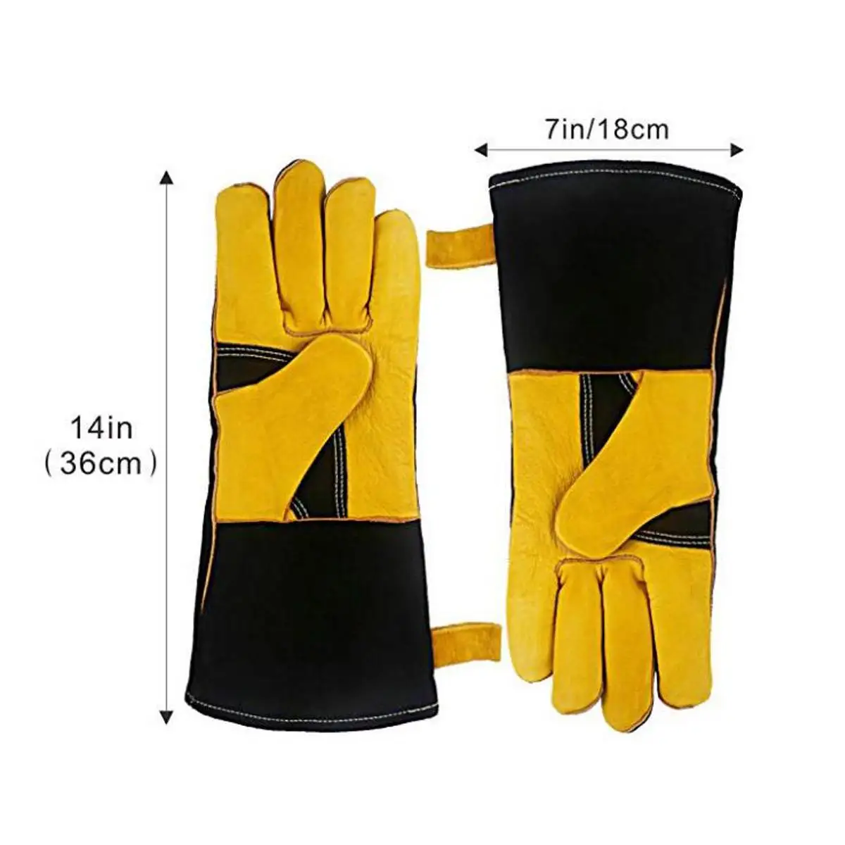 New Outdoor Work Heavy Duty Welding Gloves BBQ Kitchen Stove Heat Resistant Thick Leather Gloves Protection Heat&Fire Resistant 
New Outdoor Work Heavy Duty Welding Gloves BBQ Kitchen Stove Heat Resistant Thick Leather Gloves Protection Heat&Fire Resistant