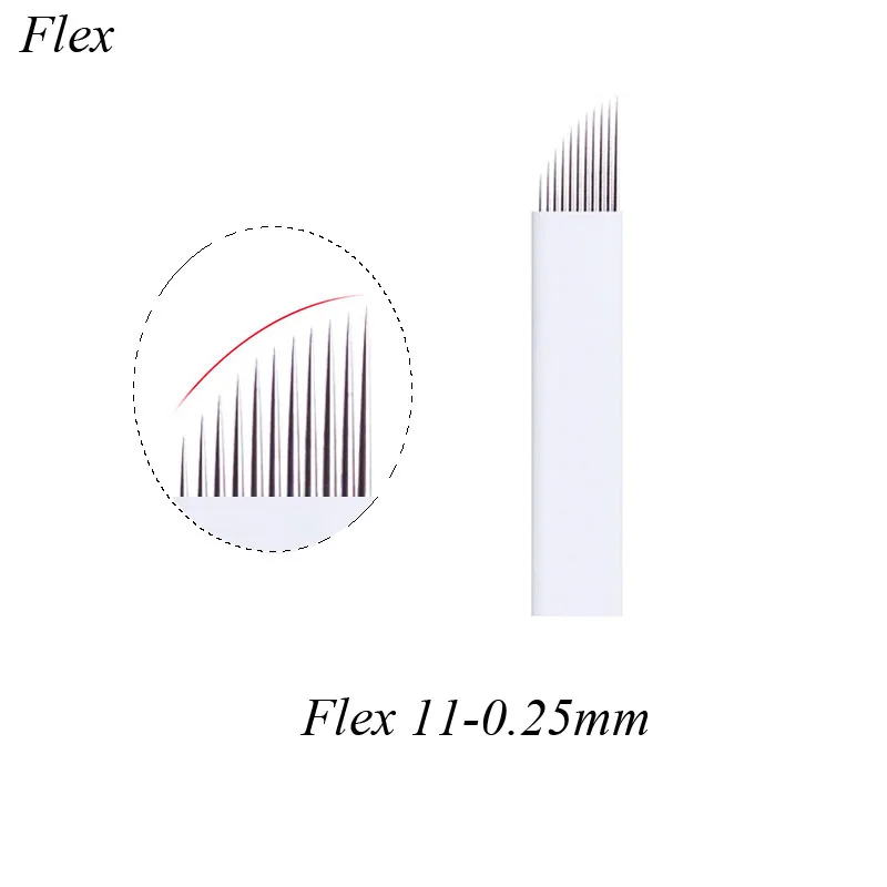 50pcs Microblading Bevel Manual Blade White 11 Needle 0.25mm Permanent Makeup Accessories 
50pcs Microblading Bevel Manual Blade White 11 Needle 0.25mm Permanent Makeup Accessories