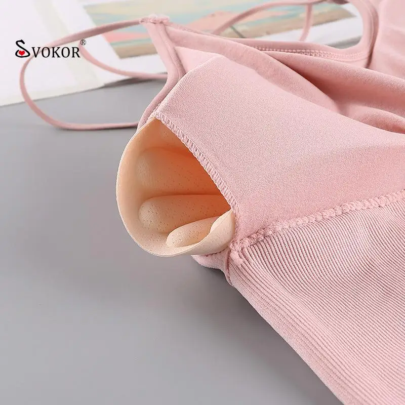 SVOKOR Tube Tops Double Shoulder Strap Sexy Navel Camisole Wireless Sports Tube Top Comfort Base Underwear
SVOKOR Tube Tops Double Shoulder Strap Sexy Navel Camisole Wireless Sports Tube Top Comfort Base Underwear