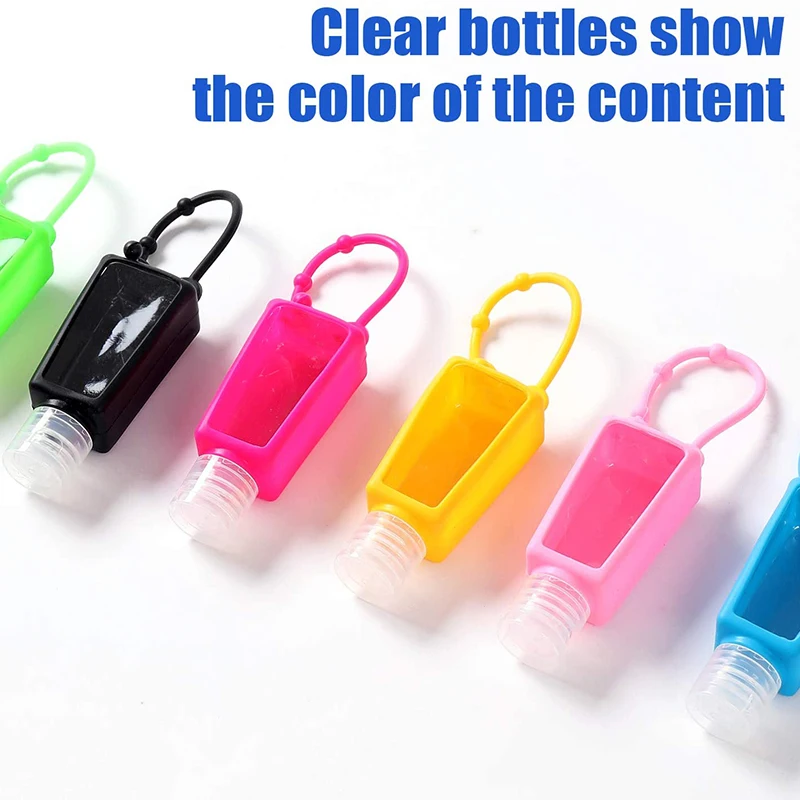 30ML Silicone Hand Washing Bottle Mini Travel Portable Refillable Perfume Sanitizer Bottle Holder Keychain Disinfect Bottle NEW
30ML Silicone Hand Washing Bottle Mini Travel Portable Refillable Perfume Sanitizer Bottle Holder Keychain Disinfect Bottle NEW