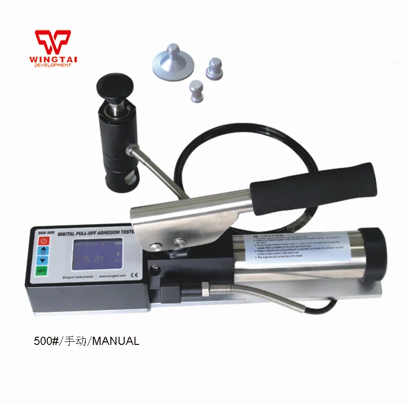 Manual Digital Pullout Adhesion Tester, Built-in Rechargeable Lithium Battery, No External Power Supply
Manual Digital Pullout Adhesion Tester, Built-in Rechargeable Lithium Battery, No External Power Supply