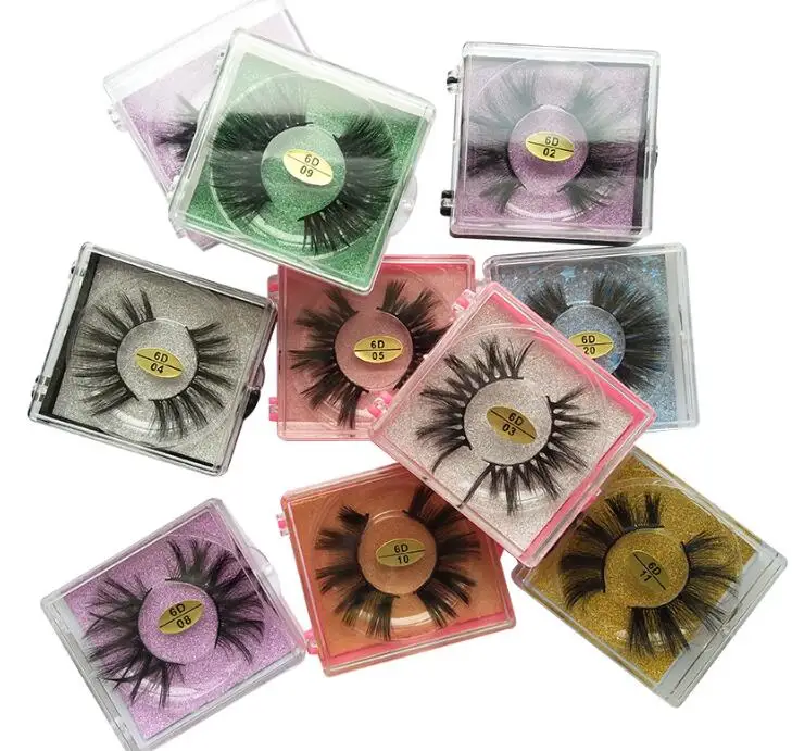 6D Mink Eyelashes Eye makeup Mink False lashes Soft Natural Thick Fake Eyelashes Eye Lashes Extension Beauty Tools With Box
6D Mink Eyelashes Eye makeup Mink False lashes Soft Natural Thick Fake Eyelashes Eye Lashes Extension Beauty Tools With Box