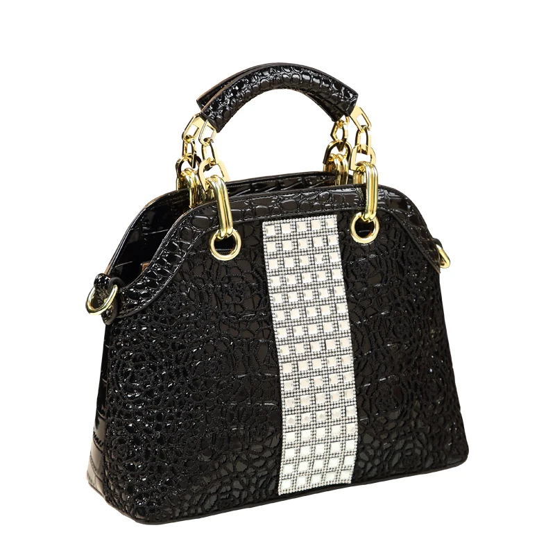 New Style Women's Leather Handbags Designer Quality Crocodile Pattern Messenger Bags Lace bridal wedding Clutch Top Handle Bag
New Style Women's Leather Handbags Designer Quality Crocodile Pattern Messenger Bags Lace bridal wedding Clutch Top Handle Bag