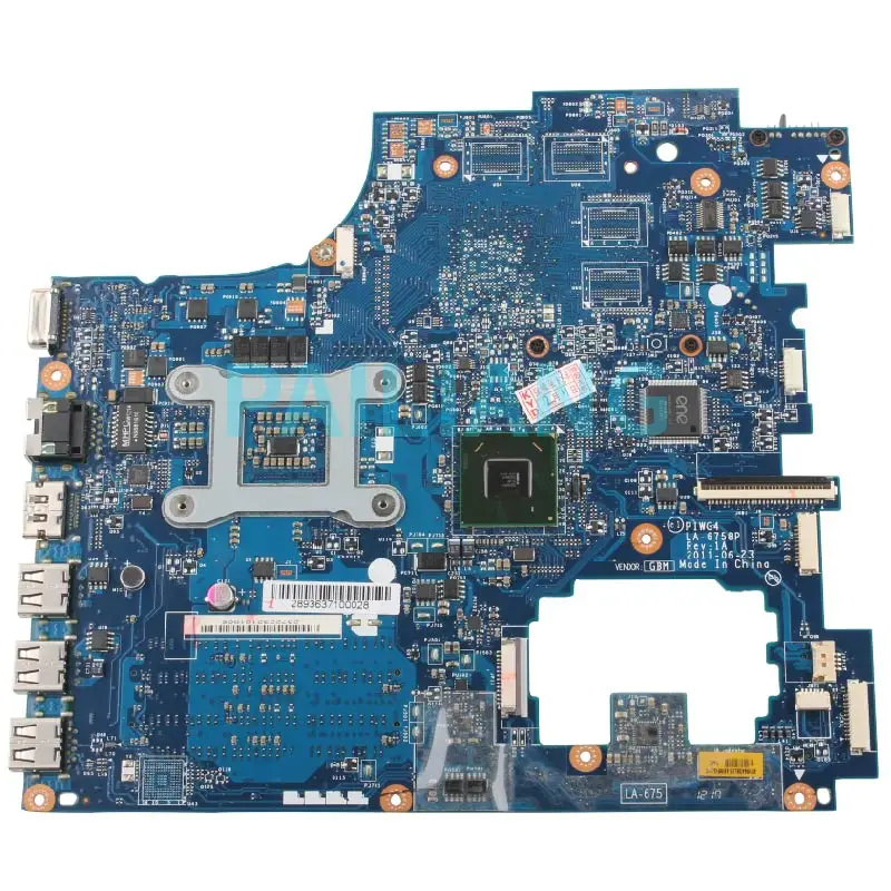 PAILIANG материнская плата для ноутбука LENOVO Ideapad G770 11013585 LA-6758P HM65 DDR3 тестирование |