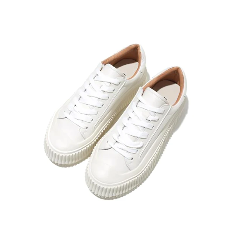 2021 Women's Thick-soled Heightening White Shoes Round Toe Platform Soles Casual Wild Biscuit Trendy Shoes
2021 Women's Thick-soled Heightening White Shoes Round Toe Platform Soles Casual Wild Biscuit Trendy Shoes
